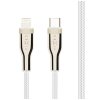 - Kabel - METAL Series - USB-C/Lightning 0.5m Vit