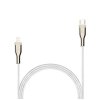 - Kabel - METAL Series - USB-C/Lightning 2m Vit