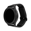 - Samsung Galaxy Watch 20mm - Armband - Silicone Sporty Strap - Svart