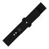 - Samsung Galaxy Watch 22mm - Armband - Silicone Sporty Strap - Svart