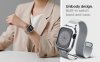 - Apple Watch 45mm - Skal & Armband - Metal Fit Pro - Silver