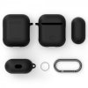 - AirPods 1/2 - Skal - Silicone Case - Svart