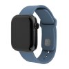 - Apple Watch 44/45/46mm - Armband - Silicone Sporty Strap - Blå