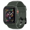 - Apple Watch 44/45mm - Skal & Armband - Rugged Armor Pro - Military Green