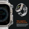 - Apple Watch Ultra 49mm - Skal & Armband - Rugged Armor Pro - Crystal Clear