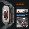 - Apple Watch Ultra 49mm - Armband & Skal - Rugged Armor Pro - Space Crystal
