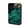- Powerbank - MagSafe 5000 mAh - Emerald Pool - Metallgrå