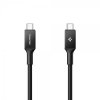 Essential - Kabel - Fabric USB-C/USB-C 100W - 1.5m Svart