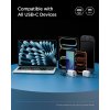 Essential - Kabel - Fabric USB-C/USB-C 100W - 1m Svart