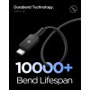 Essential - Kabel - Fabric USB-C/USB-C 240W - 1.5m Svart