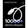 Essential - Kabel - USB-C till USB-C 60W - 1m Vit