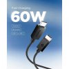 Essential - Kabel - USB-C till USB-C 60W - 2m Svart