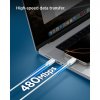 Essential - Kabel - USB-C till USB-C 60W - 2m Vit