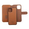 - iPhone 12/iPhone 12 Pro - Fodral - Magnetiskt Avtagbart Skal - Brun