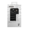 - iPhone 13/14/15/16e/17e - Skal - Vegan Leather Case MagSafe - Black Croco