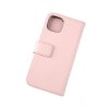 - iPhone 13 Mini - Fodral - Äkta Läder - Rosa