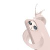 - iPhone 14 - Skal - Silikon MagSafe - Sandrosa