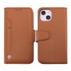 - iPhone 14 - Fodral - Utfällbart Kortfack - Brun