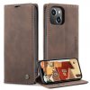 - iPhone 14 Plus - Fodral - Retro Flip - Kaffe