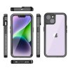 - iPhone 14 Plus - Skal - Vattentåligt IP68 - Svart