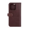 - iPhone 14 Pro - Fodral - 2-in-1 Detachable Wallet - Brun