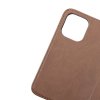 - iPhone 14 Pro - Fodral - Äkta läder Kortfack - Brun