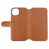 - iPhone 15 - Fodral - 4 Kortfack MagSafe - Brun