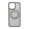 - iPhone 15 Pro Max - Skal - Roterbart MagSafe Stativ - Grön