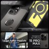 - iPhone 15 Pro Max - Skal - Tough Armor MagFit - Gunmetal