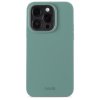 - iPhone 15 Pro - Skal - Silikon - Moss Green