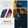- iPhone 15 - Skal - Liquid Air - Navy Blue