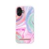 - iPhone 16 - Skal - Printed Case MagSafe - Pastel Marble