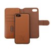 - iPhone 7/8/SE - Fodral - Magnetiskt Avtagbart Skal - Brun