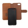 - iPhone 7/8/SE - Fodral - Magnetiskt Avtagbart Skal - Brun