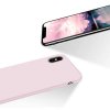 - iPhone X/iPhone Xs - Skal - Silikon - Sandrosa
