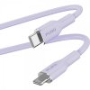 - Kabel - Soft Charge & Sync Cable - USB-C/Lightning 1.5m Lavender