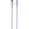 - Kabel - Soft Charge & Sync Cable - USB-C/Lightning 1.5m Lavender