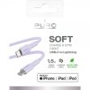 - Kabel - Soft Charge & Sync Cable - USB-C/Lightning 1.5m Lavender