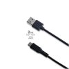 - Kabel - USB-A till USB-C - 2m Svart