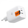 - Laddare - PowerArc ArcStation Pro GaN Dual Port 65W - Vit