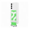 - Samsung Galaxy S22 Plus - Skal - Silicone Cover with Strap - Vit