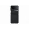 - Samsung Galaxy Z Flip 4 - Skal - Flap Leather Cover - Svart