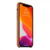 - iPhone 11 Pro - Skal - Leather Case - Saddle Brown
