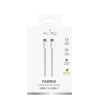 - Kabel - Fabrik 2.0 60W USB-C till USB-C - 1.5m Coraltastic