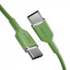 - Kabel - TPE 25W USB-C till USB-C - 1.5m Salted Lime