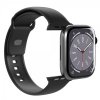 - Apple Watch 44/45/46mm/Ultra 49mm - Armband - ICON Silicone Band - Svart