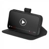 - iPhone 16 Pro Max - Fodral - Wallet Stand - Svart
