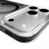 - iPhone 17 Pro Max - Skal - Lite Mag - Transparent Svart