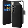 - Samsung Galaxy S23 - Fodral - Wallet Detachable 2 in 1 - Svart