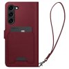 - Samsung Galaxy S23 Plus - Fodral - Wallet S Plus - Burgundy